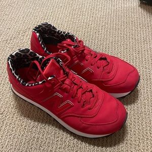 red new balance shoes